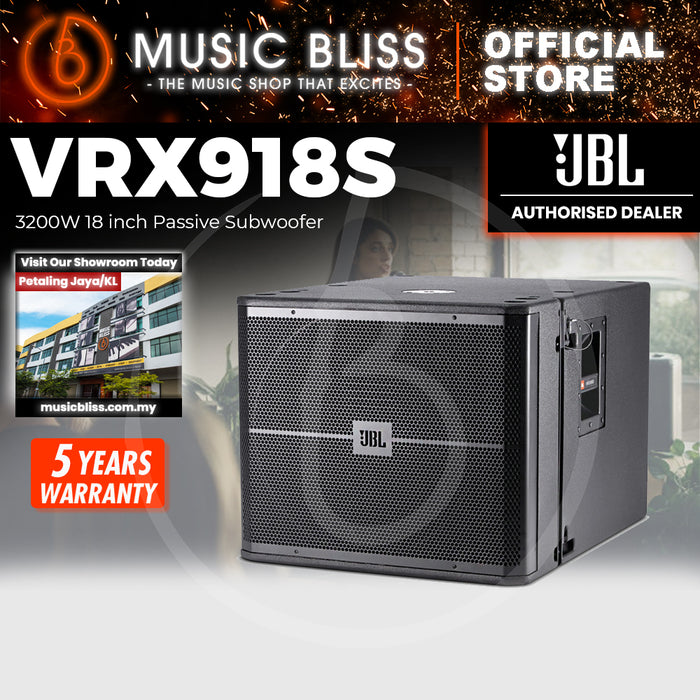 JBL VRX918S 3200W 18 inch Passive Subwoofer