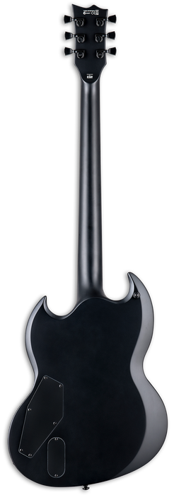 ESP LTD Viper-1000 Baritone Electric Guitar - Black Satin - Music Bliss Malaysia