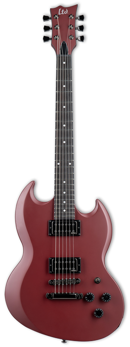 ESP LTD Lars Frederiksen Volsung Signature Electric Guitar - Oxblood Satin - Music Bliss Malaysia