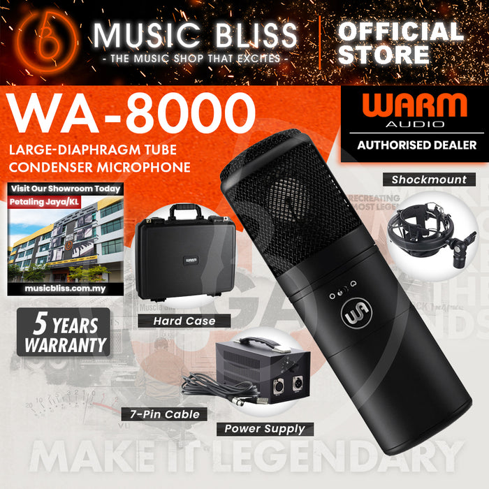 Warm Audio WA-8000 Large-diaphragm Tube Condenser Microphone