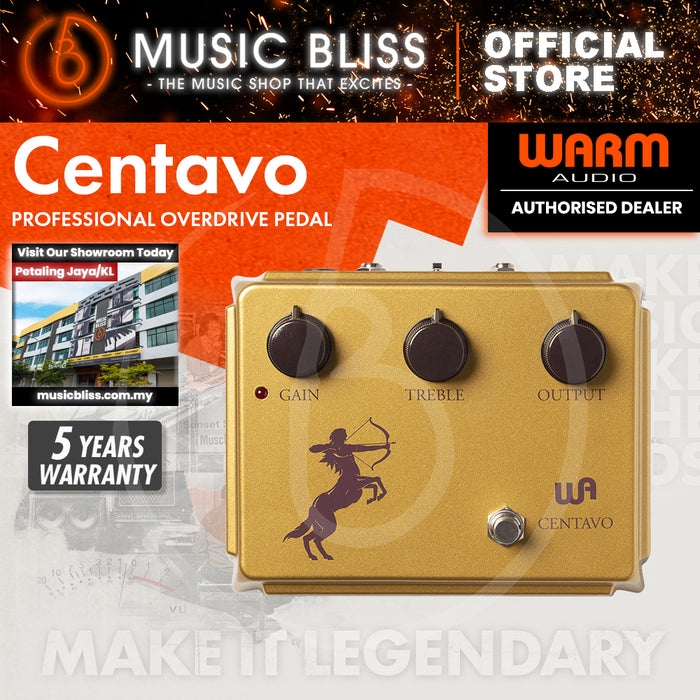 Warm Audio Centavo Professional Overdrive Pedal (Based off the legendary KLON CENTAUR)