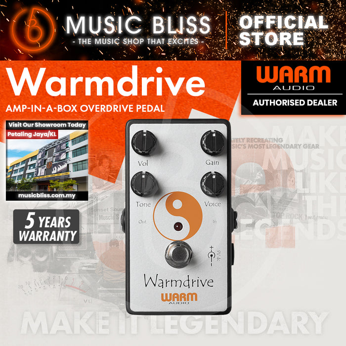 Warm Audio Warmdrive Professional Overdrive Pedal (Based off the legendary Hermida Audio Zendrive)