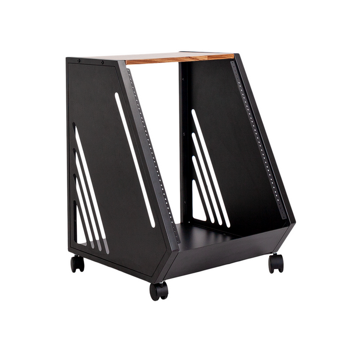 Wavebone Fin 13U Rackmount Case with Wood Top - Music Bliss Malaysia