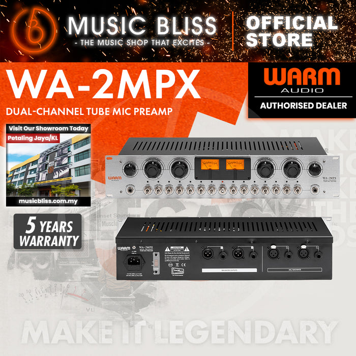 Warm Audio WA-2MPX 2-channel Tube Mic/Line/Instrument Preamp