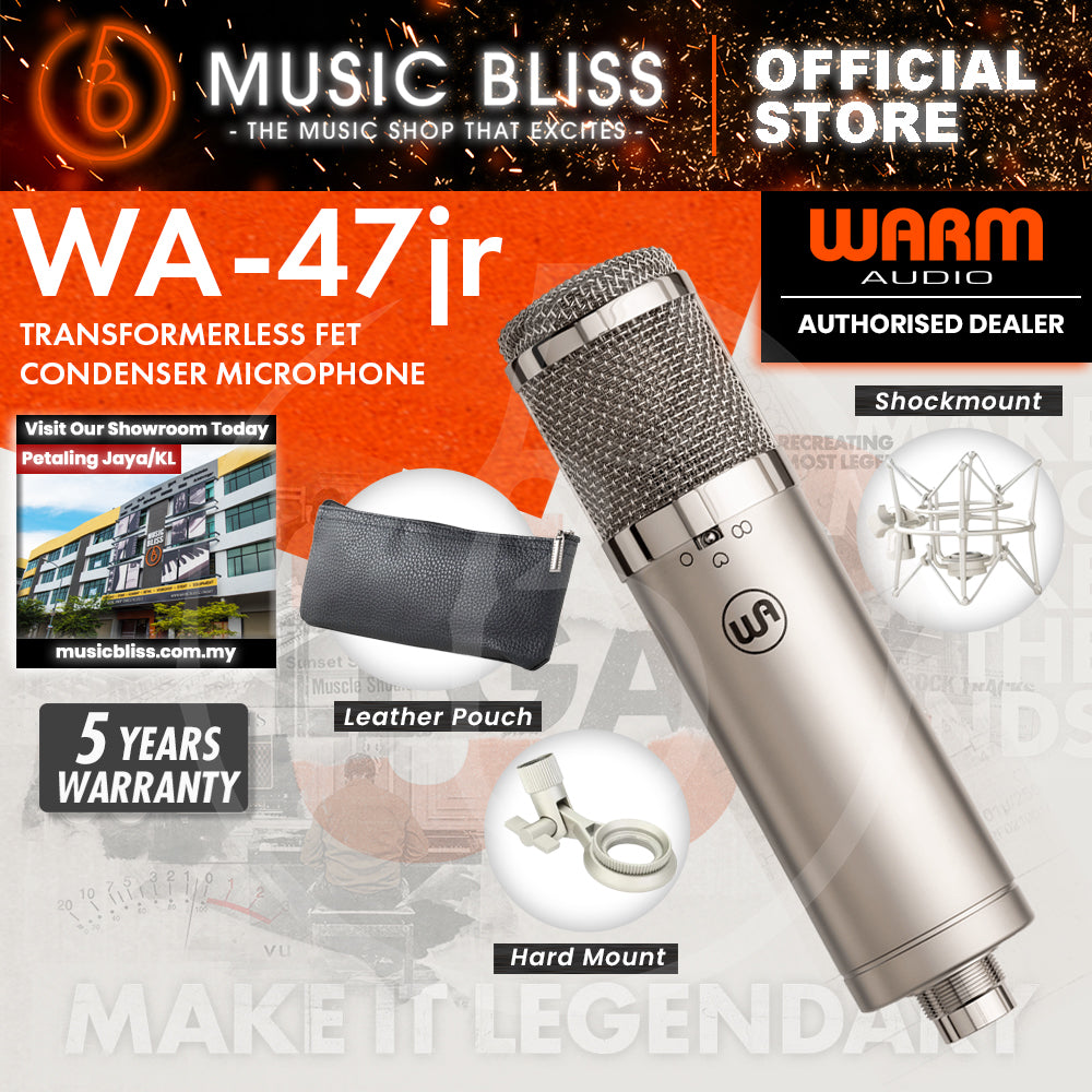 Warm Audio WA-47Jr Large-diaphragm Condenser Microphone | Music