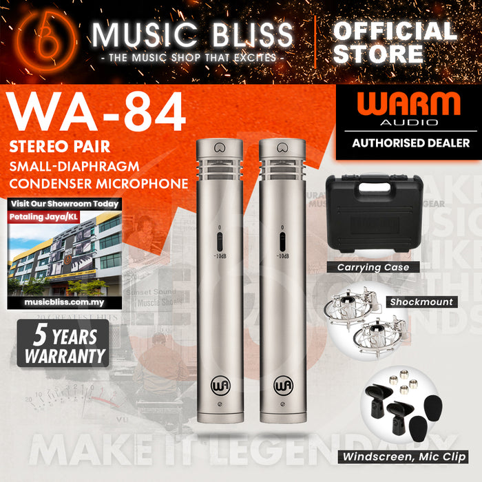 Warm Audio WA-84 Stereo Pair - Nickel
