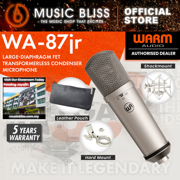 Warm Audio WA-87jr Large-Diaphragm Transformerless FET Condenser Microphone - Nickel