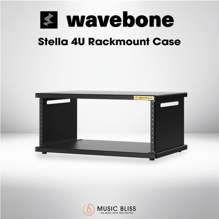 Wavebone Stella 4U Rackmount Case with Black Top - Music Bliss Malaysia