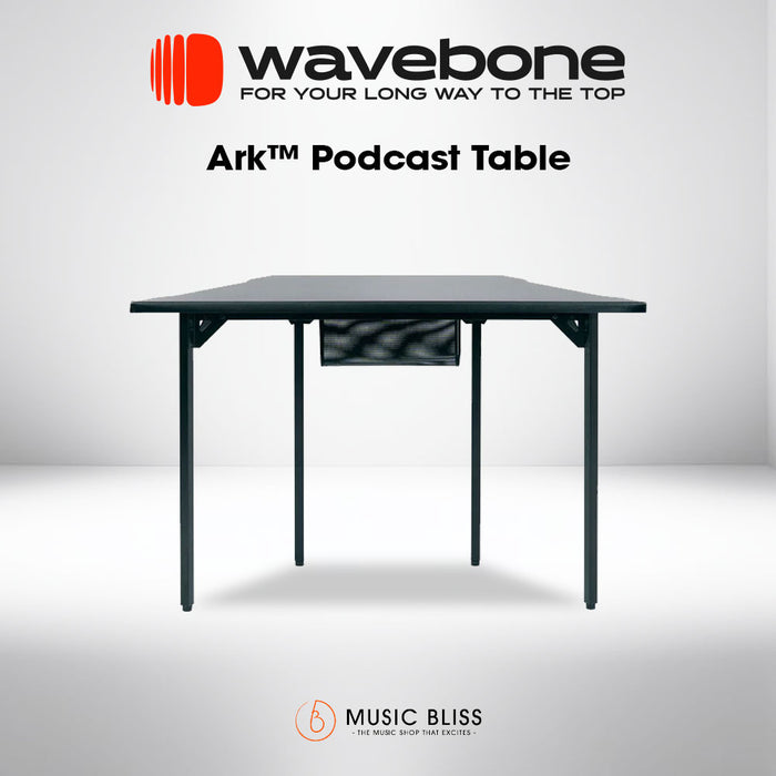 Wavebone Ark Podcast Desk with Cable Management System