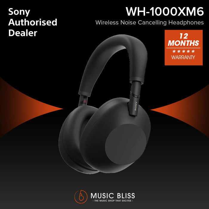 Sony WH-1000XM6 Wireless Noise Cancelling Headphones - Black