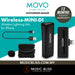 Movo Wireless Mini DI Duo Wireless Microphone for iPhone - iPhone Microphone for Video Recording with Clip on Lavalier Microphone for iPhone 10 HR Battery 164FT Range, Wireless Mic for iPhone - Music Bliss Malaysia