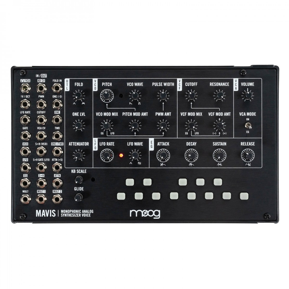 Moog Mavis Semi-modular Analog Synthesizer Kit and Eurorack Module - 44HP