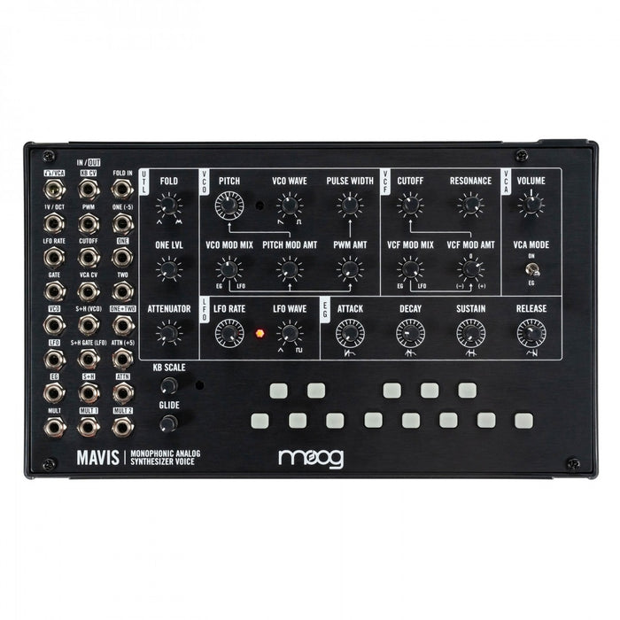 Moog Mavis Semi-modular Analog Synthesizer Kit and Eurorack Module - 44HP