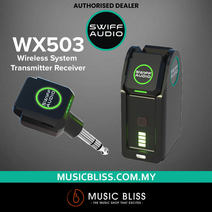 Swiff Audio WX503 Guitar Digital Wireless System Transmitter Receiver For Acoustic Guitar/Electric Guitar