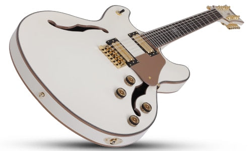 Schecter Wayne Hussey Corsair-12 Electric Guitar - Ivory