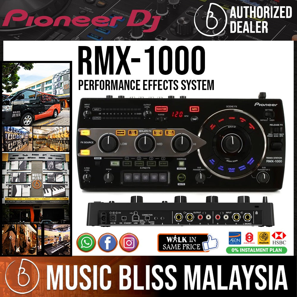 Pioneer DJ RMX-1000 Performance Effects System (RMX1000) | Music Bliss ...