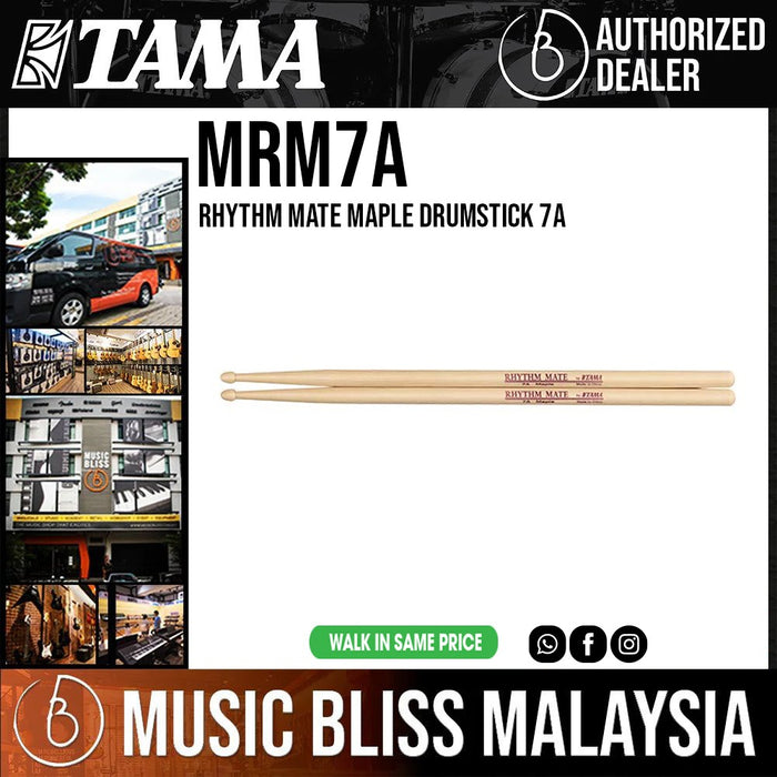 Tama MRM7A Rhythm Mate Maple Drumstick 7A - Music Bliss Malaysia