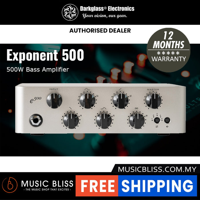 Darkglass Exponent 500 Bass Amplifier Head - Music Bliss Malaysia