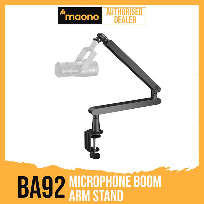 MAONO BA92 Microphone Boom Arm Stand for Professional Podcast/Studio/Microphone