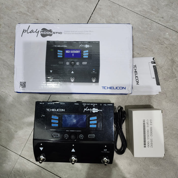 B STOCK (BS-246) TC-Helicon VoiceLive Play Acoustic Vocal and Guitar Effects Pedal