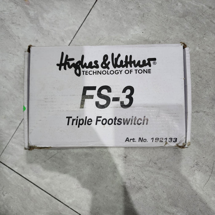 B STOCK (BS-261) Hughes & Kettner FS-3 TubeMeister Three-channel Footswitch