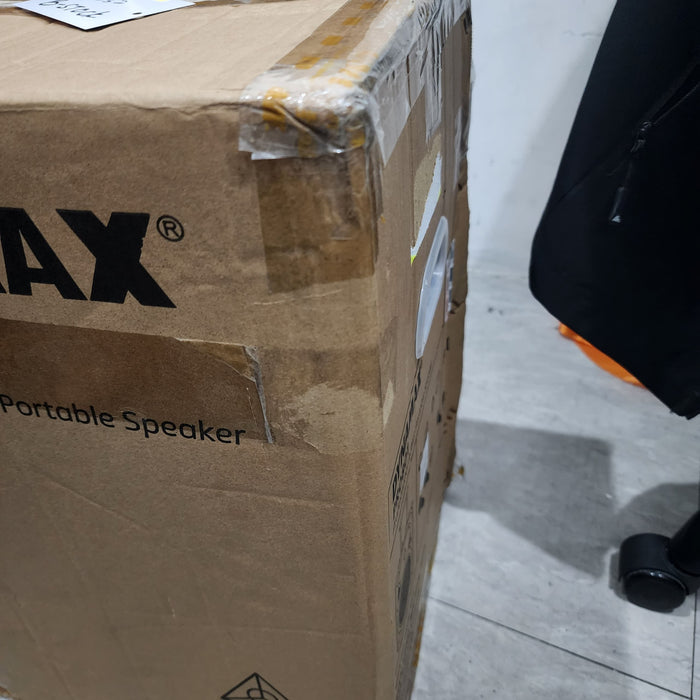 B STOCK (BS-332) Dynamax PRO801C 8" Active Speaker with USB, Bluetooth and 2 x Handheld Microphone