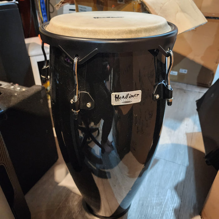 B STOCK (BS-341) Meinl Percussion Headliner Conga Set 10" and 11" Wood Black Finish