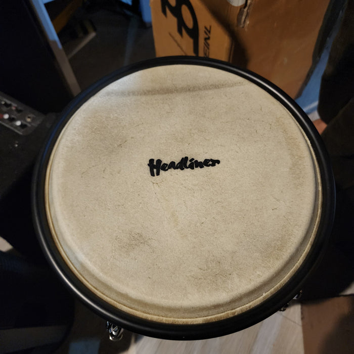 B STOCK (BS-341) Meinl Percussion Headliner Conga Set 10" and 11" Wood Black Finish