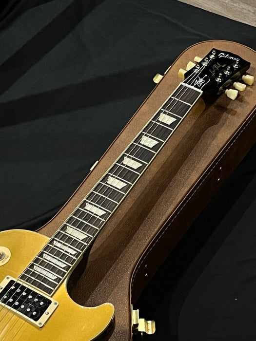 [SN 233840161] CERTIFIED USED GIBSON SLASH “VICTORIA” LES PAUL STANDARD GOLDTOP - GOLDTOP DARK BACK [2024]