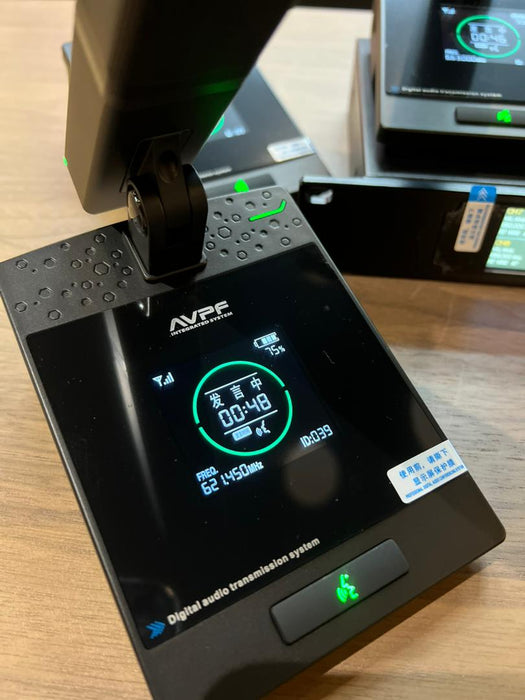 B STOCK (BS-366) AVPF G18 Gooseneck UHF Infrared Frequency Wireless One to Eight 1U Host Configuration : GB3-GS1 Conference Base