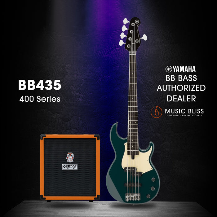 Yamaha BB435 5-string Electric Bass Guitar - Teal Blue
