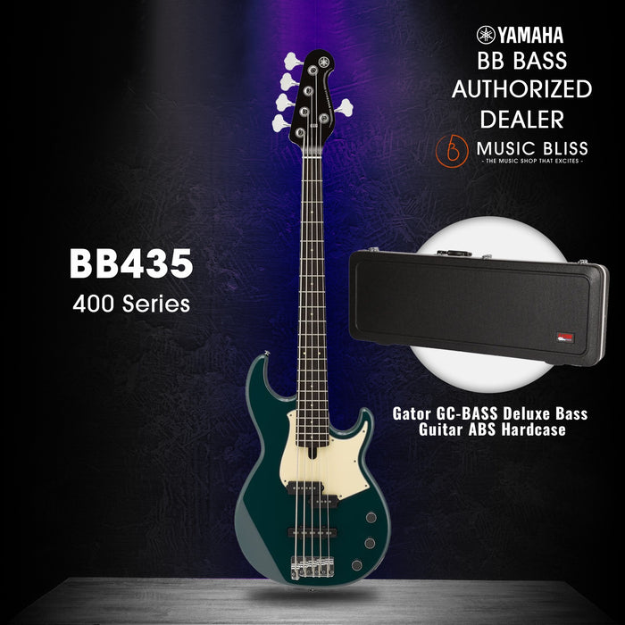 Yamaha BB435 5-string Electric Bass Guitar - Teal Blue