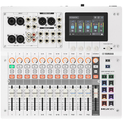 Yamaha MGX12V 18-Channel Digital Mixing Console - White