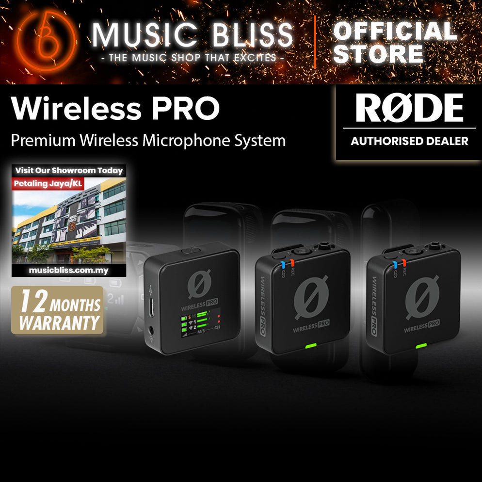 Rode Wireless Pro Compact Wireless Microphone System | Music Bliss Malaysia