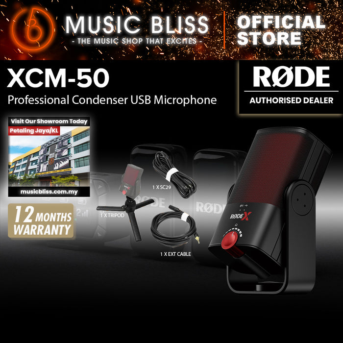 Rode XCM-50 Ultra-compact Condenser USB Microphone [2 Years Warranty]
