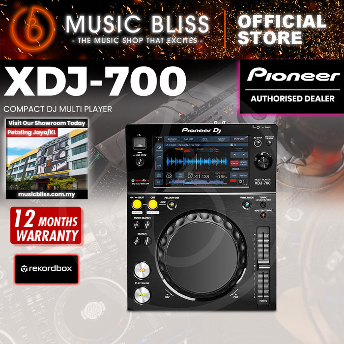 Pioneer DJ XDJ-700 Compact Digital Rekordbox DJ Media Player