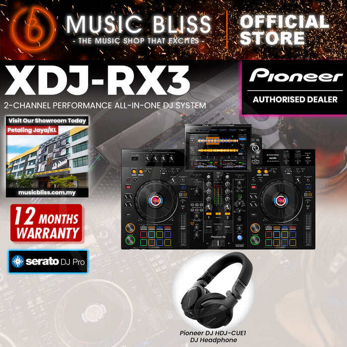 Pioneer DJ XDJ-RX3 2-channel Performance All-In-One DJ System