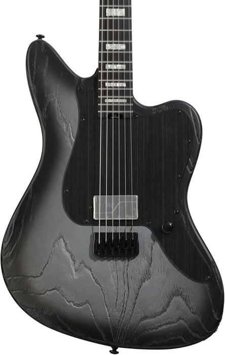 ESP LTD XJ-1B Baritone Electric Guitar - Silver Blast