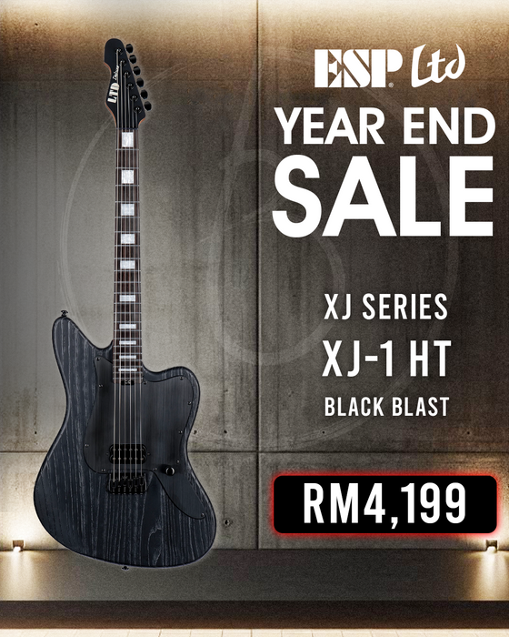 ESP LTD XJ-1 HT Electric Guitar - Black Blast