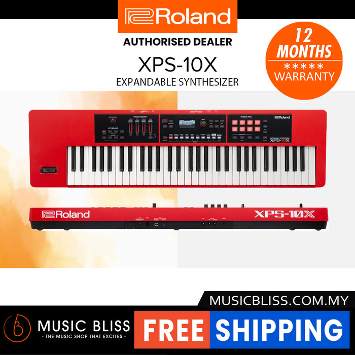Roland XPS-10X 61-Key Expandable Synthesizer - Red