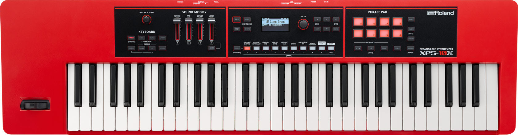 Roland XPS-10X 61-Key Expandable Synthesizer - Red