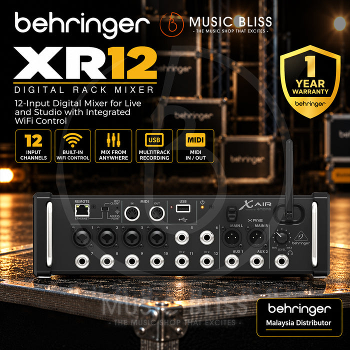 Behringer X Air XR12 Tablet-controlled Digital Mixer