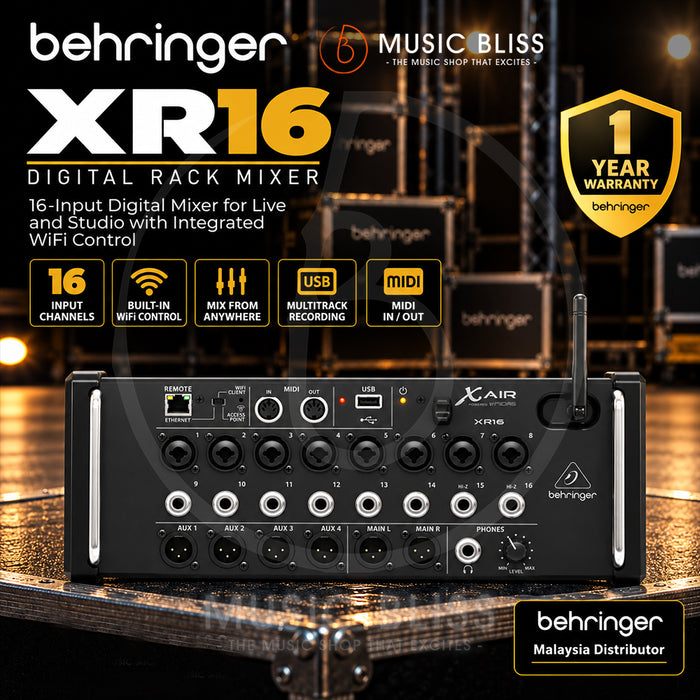Behringer X Air XR16 Tablet-controlled Digital Mixer