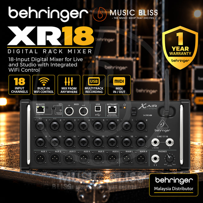 Behringer X Air XR18 Tablet-controlled Digital Mixer