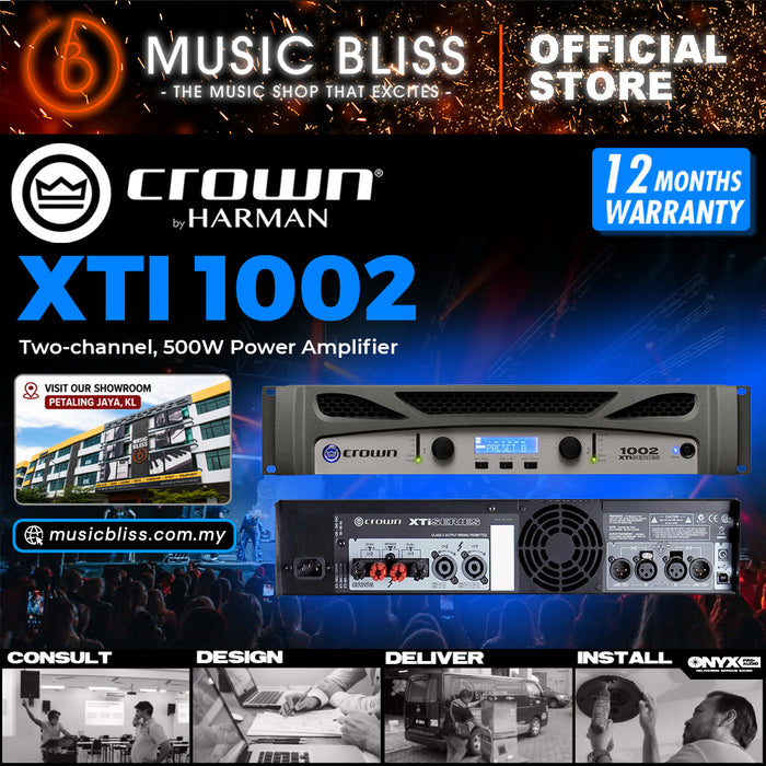 Crown XTi 1002 500-watt 2-channel Power Amplifier