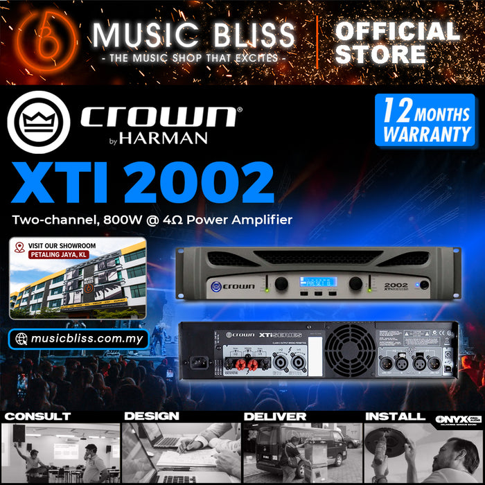 Crown XTi 2002 Two-channel, 800W @ 4? Power Amplifier