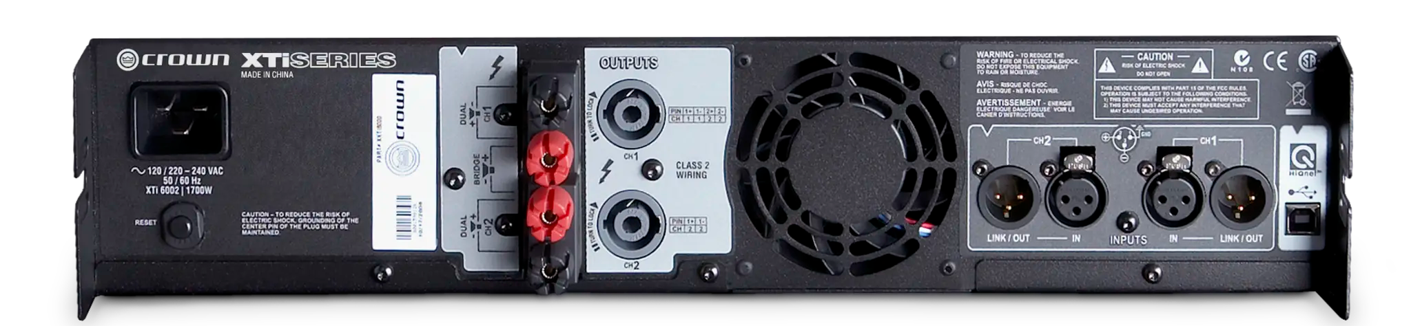 Crown XTi 6002 Two-channel, 2100W @ 4? Power Amplifier