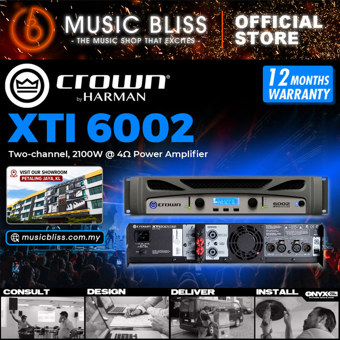 Crown XTi 6002 Two-channel, 2100W @ 4? Power Amplifier