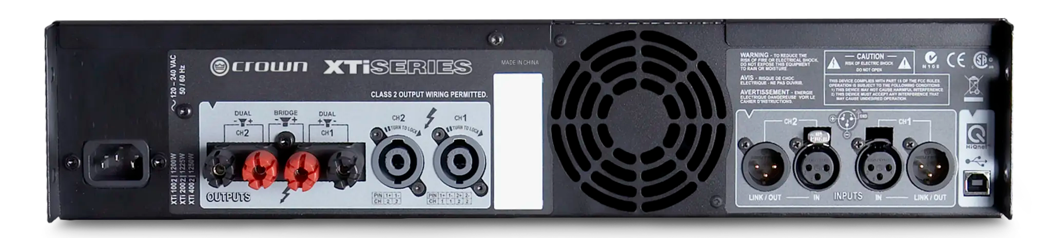 Crown XTi 4002 Two-channel, 1200W @ 4? Power Amplifier