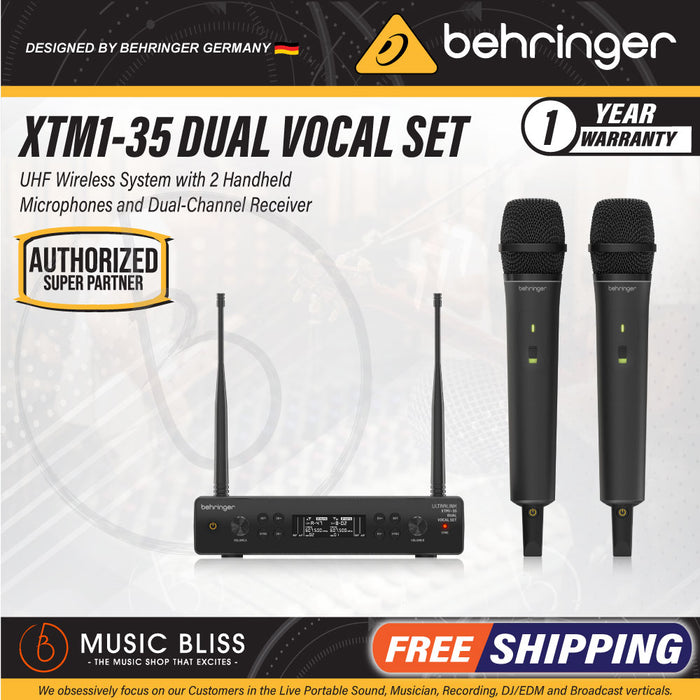 Behringer XTM1-35 DUAL VOCAL SET